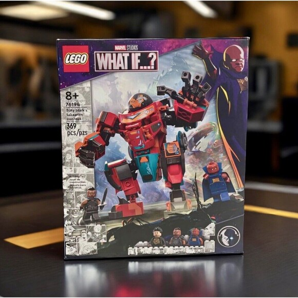 Marvel What If: Tony Stark’s Sakaarian Iron Man (LEGO, #76194) Fast S/H - NEW - Picture 1 of 6